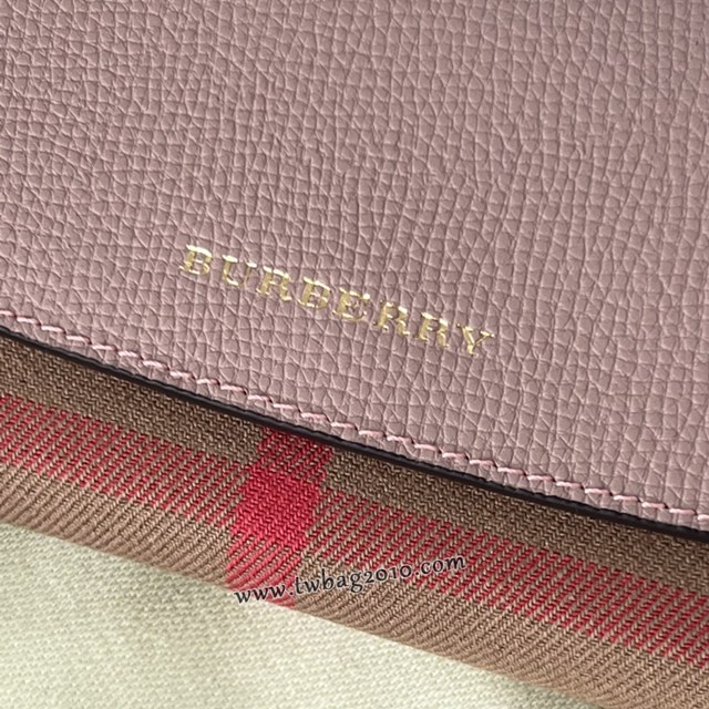 Burberry專門店新款格紋長錢包 巴寶莉小牛皮翻蓋女士錢包 yxb1404